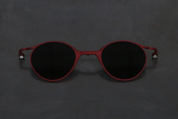 Rigards RG1038 Collection Detachable Double-layer Plain Sunglasses RG-RG1038ST CLIP-HKSH Red frame dark grey lens CLIP